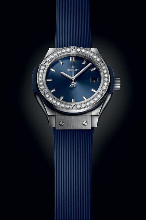 hublot azul|Classic Fusion Titanium Blue Diamonds 29 mm .